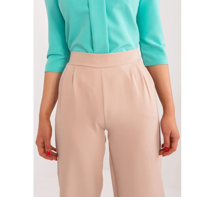 Spodnie WN SP model 19525626 camelowy - FPrice Spodnie WN SP model 19525626 camelowy - FPrice