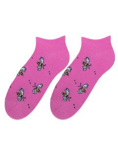 Ponožky Bratex POP-D-177 Pink