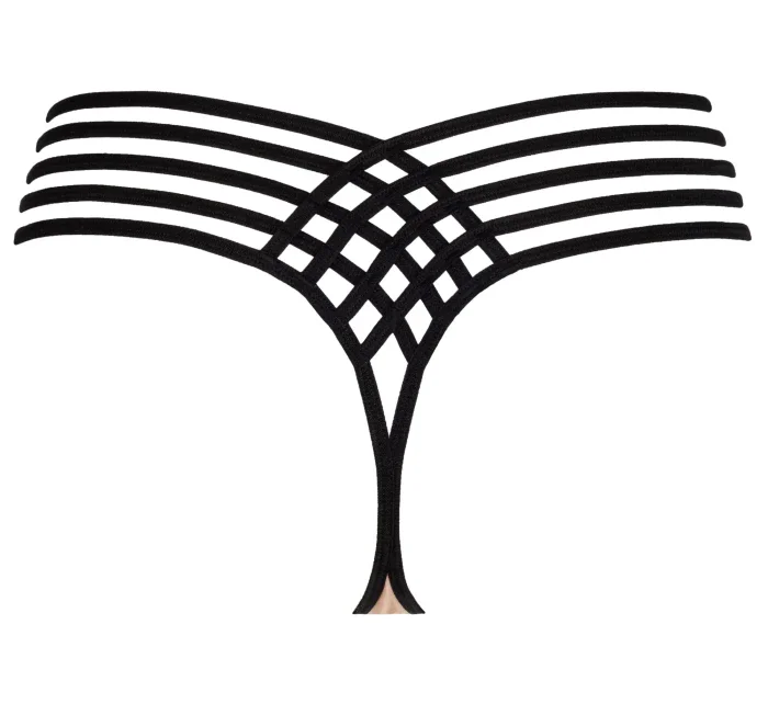 Tangá Mistral V-7008 béžovo-čierna - Axami Tangá Mistral V-7008 béžovo-čierna - Axami