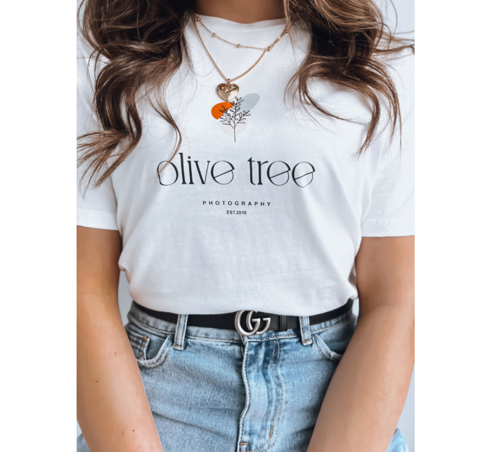 Dámske tričko OLIVE TREE ecru Dstreet RY2162