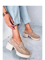 Dámske mokasíny NS382P béžové - Inello