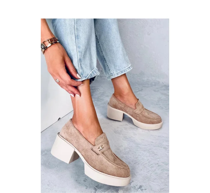 Dámske mokasíny NS382P béžové - Inello