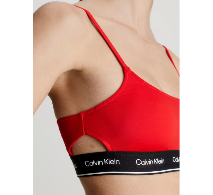 Dámska plavková podprsenka KW0KW02425 XNE Red - Calvin Klein