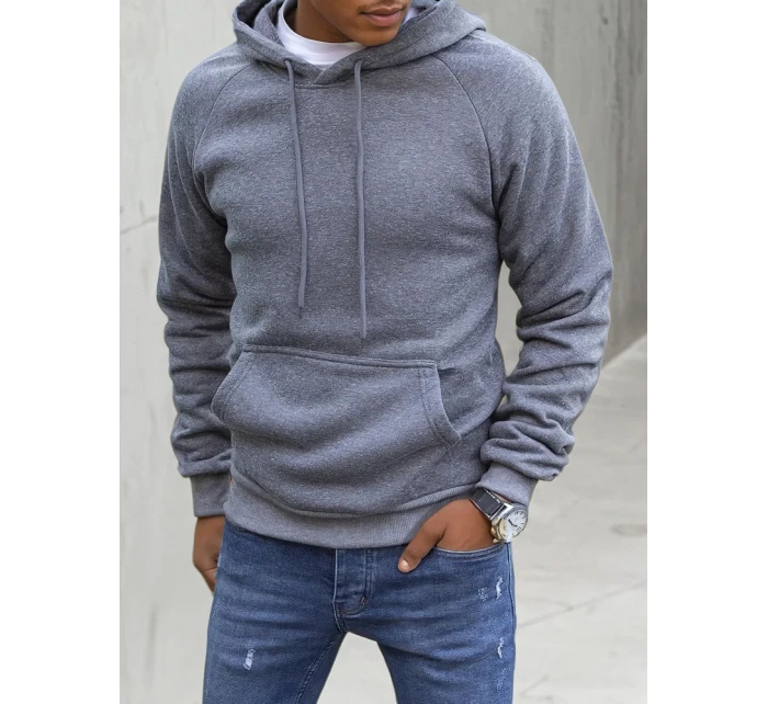 Pánská tmavě šedá mikina model 21966908 - Dstreet