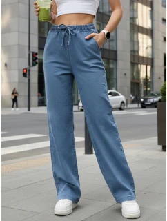 Spodnie damskie z  niebieskie model 22016773 - FashionStreet