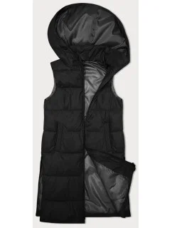 Čierna dámska prešívaná vesta S'West (B8223-1)