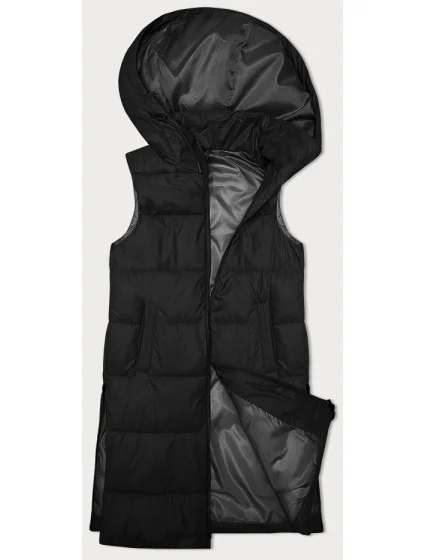 Čierna dámska prešívaná vesta S'West (B8223-1)