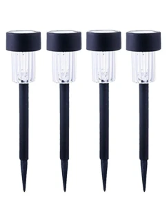 PLASTOVÁ SOLÁRNA LAMPA 4,5x31 cm LED - KIT.4 ks