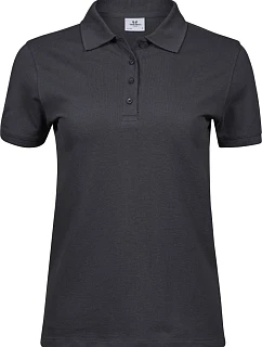 TJ Dámské piqué polo z těžké bavlny 18. dark grey model 22497357 - Tee Jays