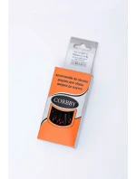 CORBBY Trekkingowe Sznurowadła Czarno Czerwone