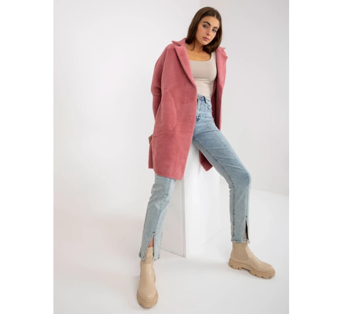 Dámsky kabát MBM PL 1521.97P tmavo ružový Dámsky kabát MBM PL 1521.97P tmavo ružový