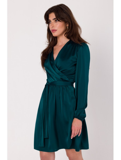 K175 Rozšírené šaty - zelené