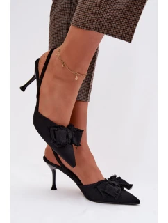 Sandále na podpätku model 224467 Krok vo veľkom štýle