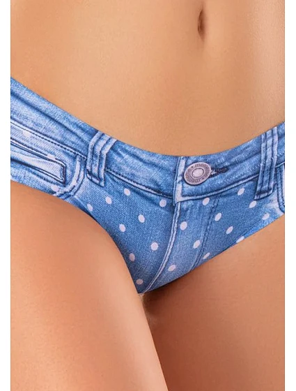 Dámské brazilky Jeans model 22066246 - Meméme Dámské brazilky Jeans model 22066246 - Meméme