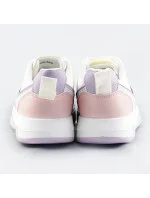 Bielo-fialové dámske športové topánky (AD-555) Bielo-fialové dámske športové topánky (AD-555)