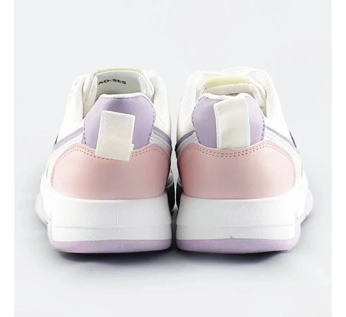Bielo-fialové dámske športové topánky (AD-555) Bielo-fialové dámske športové topánky (AD-555)