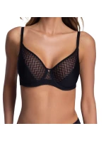 Dámská podprsenka 2103 model 20214214 black - Ava Dámská podprsenka 2103 model 20214214 black - Ava