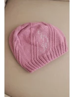 Dámska zimná čiapka s vlnou a kamienkovou výzdobou K480 svetlo fialová Dámska zimná čiapka s vlnou a kamienkovou výzdobou K480 svetlo fialová