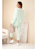 Súprava mikina + nohavice butter mint