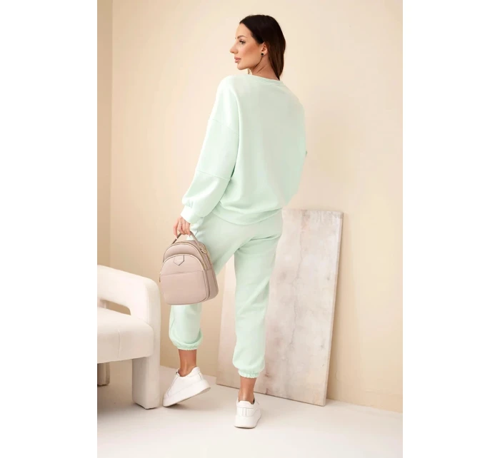 Súprava mikina + nohavice butter mint