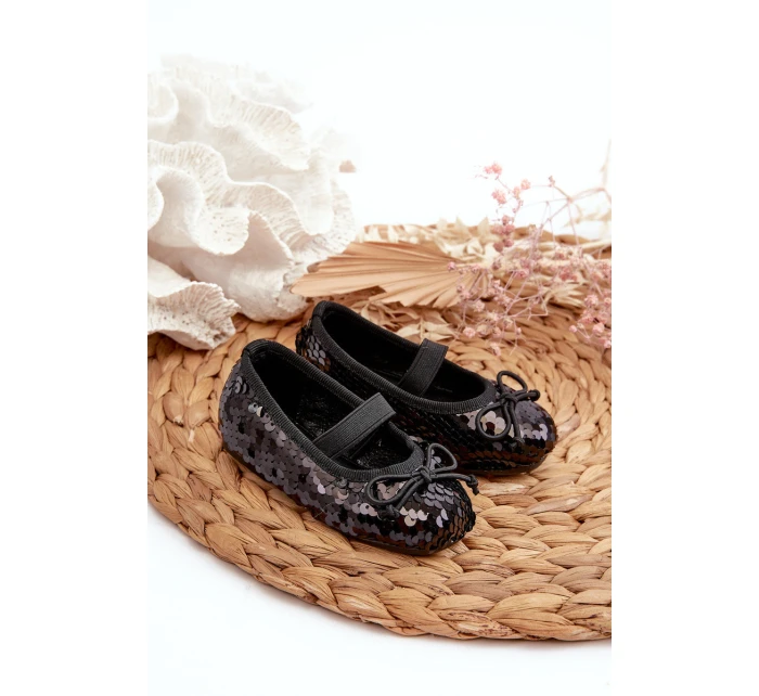 Dětské zdobené flitry Černé model 21663319 - Boto