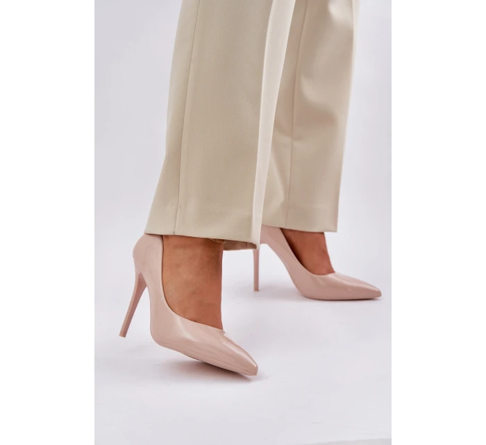 Lakované Lodičky S  Béžové model 21684963 - Boto