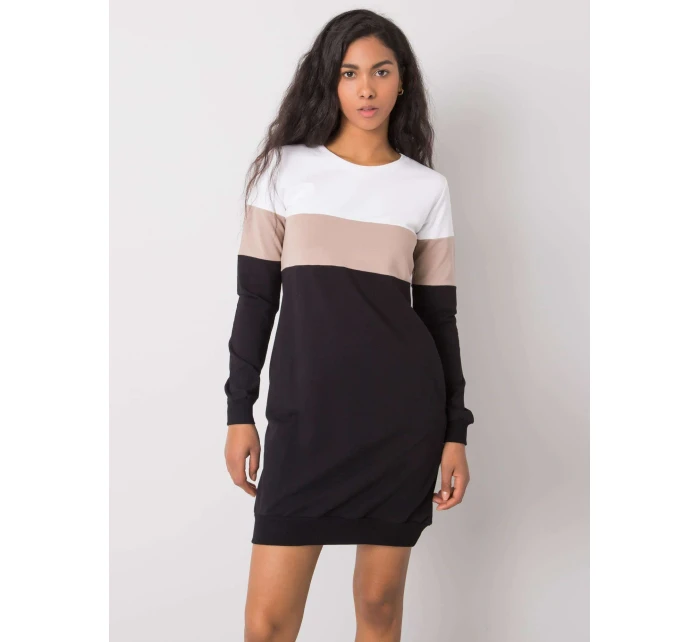 Šaty RV SK 5869.04 bielo-čierne Šaty RV SK 5869.04 bielo-čierne