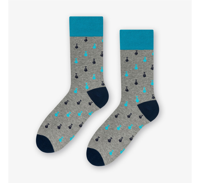Kravaty ponožky 051-135 Melange Grey - Viac