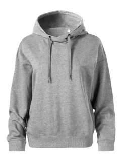 Moon mikina dámská tmavě šedý melír