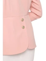 Dámské sako model 21280825 pudrově růžové - Moe