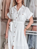 LOVE maxi šaty bílé Dstreet model 21988948 - FashionStreet