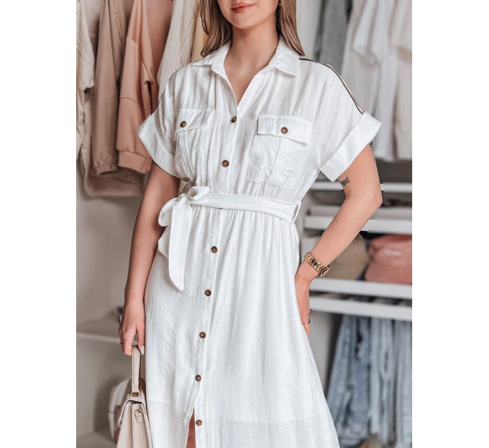 LOVE maxi šaty bílé Dstreet model 21988948 - FashionStreet