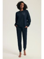 Dámske pyžamo Henderson 43705 Delancy dĺžka/r S-3XL