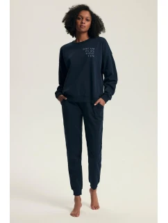 Dámske pyžamo Henderson 43705 Delancy dĺžka/r S-3XL