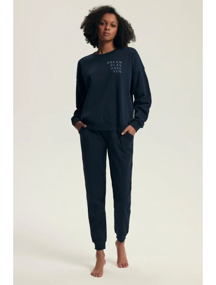 Dámske pyžamo Henderson 43705 Delancy dĺžka/r S-3XL