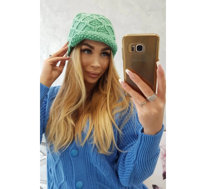 Roma Bis fleecová čiapka K235 mint Roma Bis fleecová čiapka K235 mint