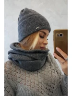 Dámská souprava s mohérem Pearl model 22103997 graphite - K-Fashion