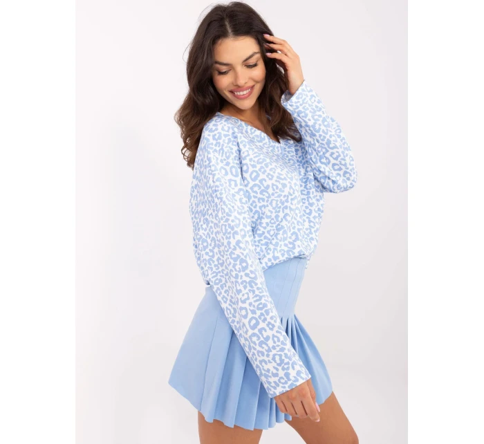 Blúzka MI BZ 391739.34 bielo-modrá