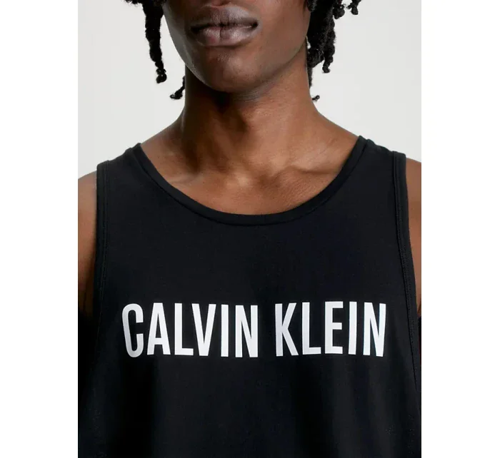 Pánské plážové tílko model 18351636 BEH černá - Calvin Klein Pánské plážové tílko model 18351636 BEH černá - Calvin Klein