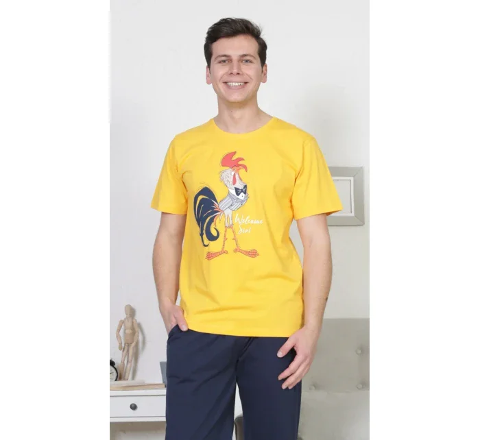 Pánske pyžamo kapri Kohút Pánske pyžamo kapri Kohút