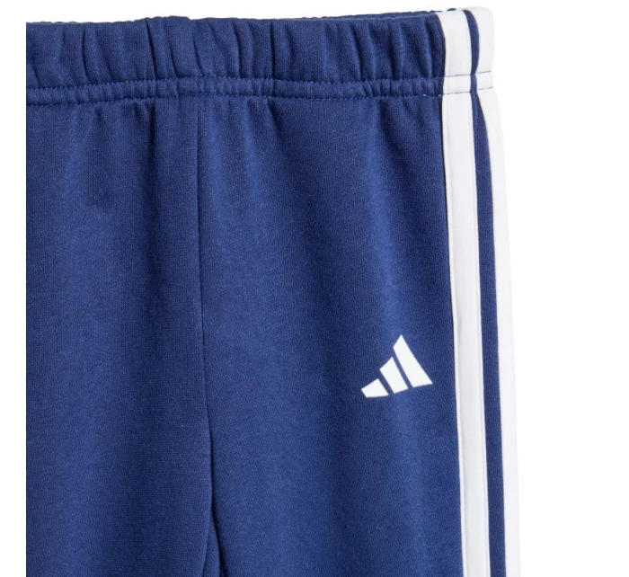 Detská tepláková súprava adidas Essentials Tiberio 3 Stripes Fleece blue KC6004 Detská tepláková súprava adidas Essentials Tiberio 3 Stripes Fleece blue KC6004