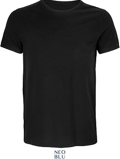 Unisex piqué tričko deep black model 22500266 - NEOBLU