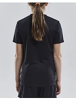 Craft Teamwear Squad Go Jersey Solid Jr Detské športové tričko s výstrihom do V 82.5582 pop Craft Teamwear Squad Go Jersey Solid Jr Detské športové tričko s výstrihom do V 82.5582 pop