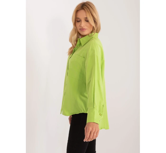 Koszula BA KS model 21055355 limonkowy - FPrice