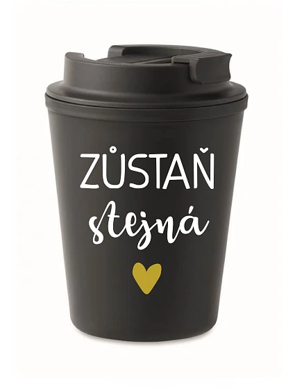černý termohrnek 300 ml model 22163690 - Giftela
