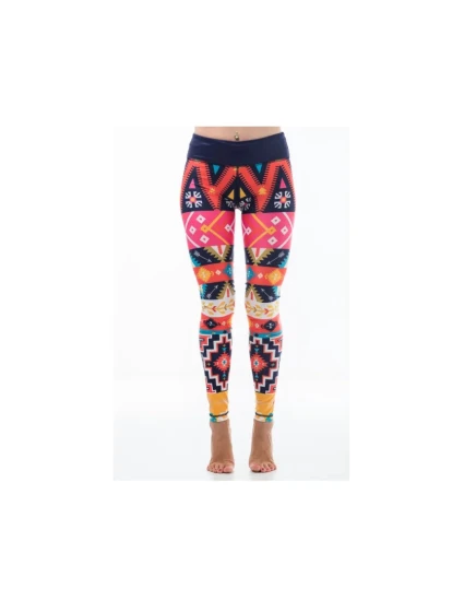 Dámske fitness legíny Six Deuce Aztec - multicolor - Litex