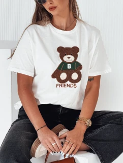 Dámské tričko ecru model 21976450 - Dstreet