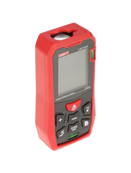 Laserový merač vzdialenosti, rozsah merania v metroch: 100 m, 2 x AAA
