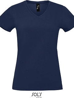 SOL'S Imperial V Women Dámské tričko do V z těžké bavlny model 22520629 french navy