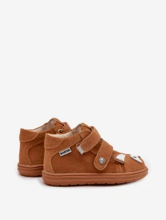 Kožené Dětské Boty Pro S   Světle Hnědé model 21958938 - Bartek S.A.